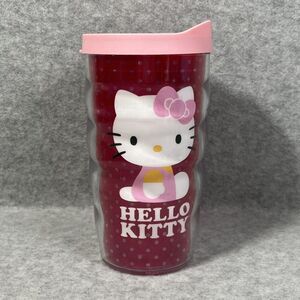 Tervis Sanrio‎ Hello Kitty Tumbler 10 oz Cup w Lid Hot or Cold Drinks Pink 2012